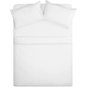 Comfortnights Flame Retardant Single Bedset,Duvet Cover Fitted Sheet And Pillowcase Pair White Comfortnights Flame Retardant Single Bedset,Duvet Cover Fitted Sheet And Pillowcase Pair White
