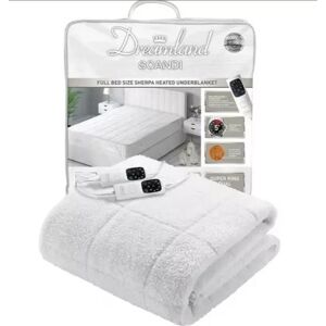 Dreamland Heated Underblanket Scandi Super King Size White *damaged Packaging* Dreamland Heated Underblanket Scandi Super King Size White *damaged Packaging*
