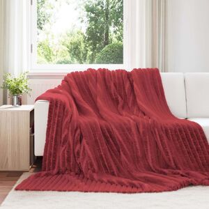 Vidaxl Throw Blanket Bordeaux Red 270 X 240 Cm Fleece Vidaxl Throw Blanket Bordeaux Red 270 X 240 Cm Fleece
