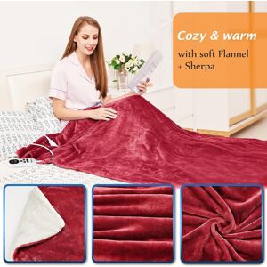 Mia&coco Electric Flannel Heated Throw 180×130cm – Soft, Fast Heating, Auto-Off Mia&coco Electric Flannel Heated Throw 180×130cm – Soft, Fast Heating, Auto-Off