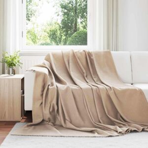 Vidaxl Throw Blanket Camel 270 X 240 Cm Fleece Vidaxl Throw Blanket Camel 270 X 240 Cm Fleece