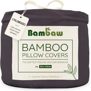 Does Not Apply Charcoal Black Pillowcases 2 Pack Super Soft Bamboo Pillow Cases 50x75 Does Not Apply Charcoal Black Pillowcases 2 Pack Super Soft Bamboo Pillow Cases 50x75