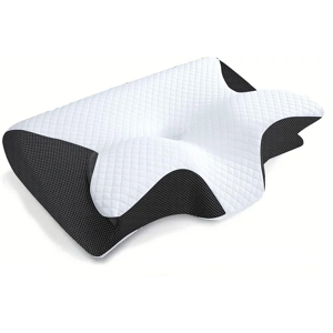 Does Not Apply 1pc Memory Foam Cervical Pillow, 2 In 1 Ergonomic Contour Orthopedic Pillow For Does Not Apply 1pc Memory Foam Cervical Pillow, 2 In 1 Ergonomic Contour Orthopedic Pillow For