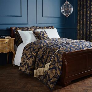 Paoletti Shiraz Navy/Gold Jacquard Bedspread - Bedspread Paoletti Shiraz Navy/Gold Jacquard Bedspread - Bedspread