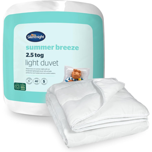 Silentnight Summer Breeze 2.5 Tog King Duvet - Lightweight Hypoallergenic Quilt Silentnight Summer Breeze 2.5 Tog King Duvet - Lightweight Hypoallergenic Quilt