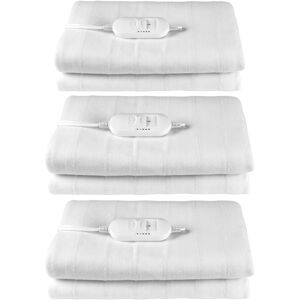 Kleeneze Electric Heated Underblanket 3 Pack For Double Beds Machine Washable Kleeneze Electric Heated Underblanket 3 Pack For Double Beds Machine Washable
