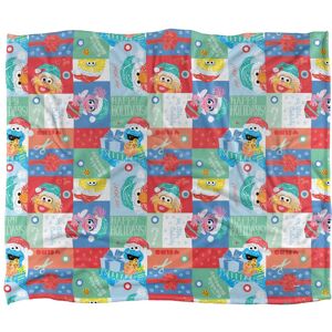 Sesame Street Happy Holiday Squares Pattern Soft Throw Blanket 152 X 127 Cm Sesame Street Happy Holiday Squares Pattern Soft Throw Blanket 152 X 127 Cm