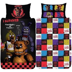 Single Bed Five Nights At Freddy'S Duvet Cover Set Polycotton Reversible Bedding Single Bed Five Nights At Freddy'S Duvet Cover Set Polycotton Reversible Bedding