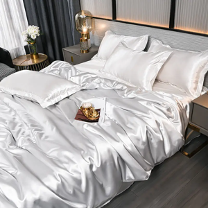 Does Not Apply Pure Satin Silky Bedding Set Luxury Queen King Size Bed Set Quilt Duvet Cover Li Does Not Apply Pure Satin Silky Bedding Set Luxury Queen King Size Bed Set Quilt Duvet Cover Li