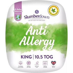 Slumberdown Anti Allergy King Size Duvet - 10.5 Tog All Year Round Quilt Ideal F Slumberdown Anti Allergy King Size Duvet - 10.5 Tog All Year Round Quilt Ideal F