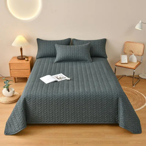 Does Not Apply Simple Solid Color Whitee Bedspread Set Pillowcases Bed Cover, Soft Skin Friendl Does Not Apply Simple Solid Color Whitee Bedspread Set Pillowcases Bed Cover, Soft Skin Friendl