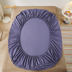 100% Cotton Fitted Sheet Elastic Non Slip Mattress Cover Single Double Bed 100% Cotton Fitted Sheet Elastic Non Slip Mattress Cover Single Double Bed