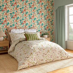 Sanderson April's Garden Duvet Cover King Size Olive & Mulberry - Duvet Cover Sanderson April's Garden Duvet Cover King Size Olive & Mulberry - Duvet Cover