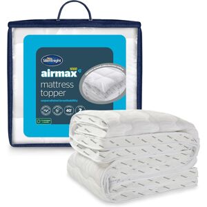 Silentnight Airmax 1000 Double Mattress Topper - Extra Thick Deep Fitted Mattre Silentnight Airmax 1000 Double Mattress Topper - Extra Thick Deep Fitted Mattre