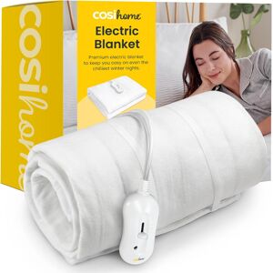 Cosi Home Single Electric Blanket - Premium Microfleece, Soft Touch Heated Fitte Cosi Home Single Electric Blanket - Premium Microfleece, Soft Touch Heated Fitte