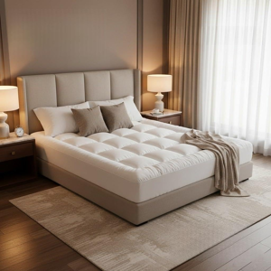 Pro Home 1400gsm Mattress Topper 10cm/4” Extra Thick King Mattress Topper Hotel Pro Home 1400gsm Mattress Topper 10cm/4” Extra Thick King Mattress Topper Hotel
