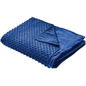 Beliani Weighted Blanket Cover 1000 Callisto 135 X 200 Cm Navy Blue Beliani Weighted Blanket Cover 1000 Callisto 135 X 200 Cm Navy Blue