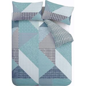 Catherine Lansfield Larsson Geo Reversible Double Duvet Cover Set With Pillowca Catherine Lansfield Larsson Geo Reversible Double Duvet Cover Set With Pillowca