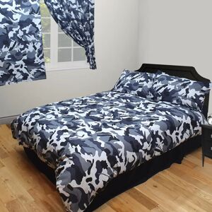 Myhome Camo Black Camouflage Duvet Cover Set King Size Grey Charcoal Myhome Camo Black Camouflage Duvet Cover Set King Size Grey Charcoal
