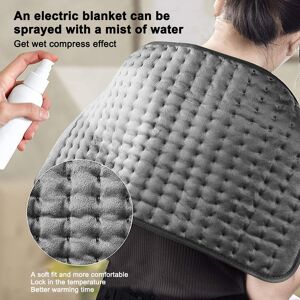 Electric Warmer Pad Soft 6 Heat Settings Auto Electric Heated Blanket Dark G Am9 Electric Warmer Pad Soft 6 Heat Settings Auto Electric Heated Blanket Dark G Am9