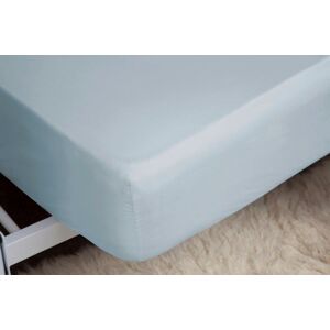 Belledorm 400 Thread Count Single Ply Egyptian Cotton Double Fitted Sheet Duck Egg Blue Belledorm 400 Thread Count Single Ply Egyptian Cotton Double Fitted Sheet Duck Egg Blue