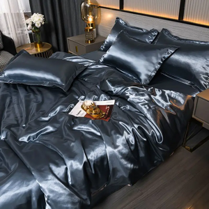 Does Not Apply Pure Satin Silky Bedding Set Luxury Queen King Size Bed Set Quilt Duvet Cover Li Does Not Apply Pure Satin Silky Bedding Set Luxury Queen King Size Bed Set Quilt Duvet Cover Li