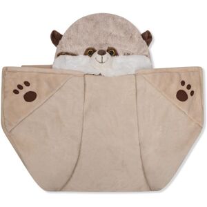 Noxxiez Kids Hooded Blanket Animal Meerkat Cuddle Plush Soft Cozy Wearable Blanket Gift Noxxiez Kids Hooded Blanket Animal Meerkat Cuddle Plush Soft Cozy Wearable Blanket Gift