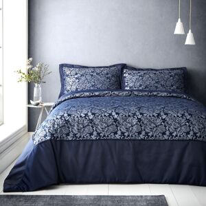 Portfolio Jacquard Damask Floral Quilted Bedspread Bed Throw Throwover Pillowsham Set Navy Portfolio Jacquard Damask Floral Quilted Bedspread Bed Throw Throwover Pillowsham Set Navy