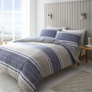 Does Not Apply Bedding Textured Banded Stripe Single Duvet Cover Set With Pillowcase Blue Does Not Apply Bedding Textured Banded Stripe Single Duvet Cover Set With Pillowcase Blue