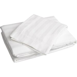 Hampstead Striped Polycotton Duvet & 2 Oxford Pillowcases White Super King Sashi Hampstead Striped Polycotton Duvet & 2 Oxford Pillowcases White Super King Sashi