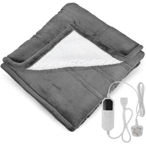 Electric Blanket Throw Fast Heated Soft Reversible Washable For Bed Sofa 160x130 Electric Blanket Throw Fast Heated Soft Reversible Washable For Bed Sofa 160x130