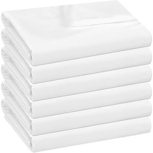 Pqhiq 6 Pack Bedding Flat Sheets Double Bed Sheet - Soft Brushed Microfiber - Bedding Pqhiq 6 Pack Bedding Flat Sheets Double Bed Sheet - Soft Brushed Microfiber - Bedding