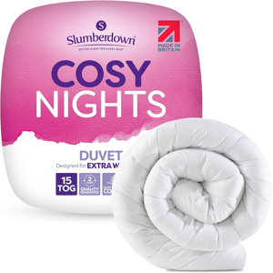 Slumberdown 15 Tog King Size Duvet Extra Warm Winter Quilt Non-Allergenic Washable Slumberdown 15 Tog King Size Duvet Extra Warm Winter Quilt Non-Allergenic Washable