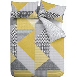 Catherine Lansfield Larsson Geo Reversible Double Duvet Cover Set With Pillowca Catherine Lansfield Larsson Geo Reversible Double Duvet Cover Set With Pillowca