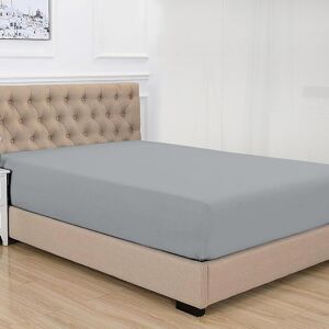 Purity Home 100% Organic Cotton Single Bed Fitted Sheet 90x190 Cm – Light Gre Purity Home 100% Organic Cotton Single Bed Fitted Sheet 90x190 Cm – Light Gre