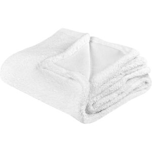 Beliani White Faux Fur Blanket 125x150cm - Blanket Beliani White Faux Fur Blanket 125x150cm - Blanket