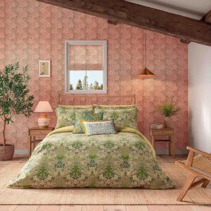 Morris & Co Hyacinth Duvet Cover Set King Size Sage & Citrus - Duvet Cover Set Morris & Co Hyacinth Duvet Cover Set King Size Sage & Citrus - Duvet Cover Set