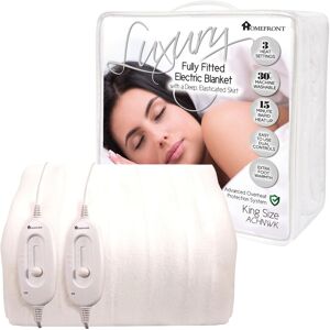 Homefront Heated Blanket King Size Electric Mattress Cover Machine Washable Dual Control Homefront Heated Blanket King Size Electric Mattress Cover Machine Washable Dual Control