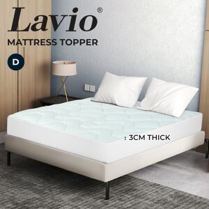 Lavio Bamboo Memory Foam Mattress Topper 3cm Double Super King Single Fitted Skirt Lavio Bamboo Memory Foam Mattress Topper 3cm Double Super King Single Fitted Skirt