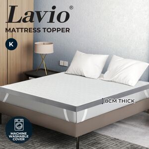Lavio Orthopedic Mattress Topper Memory Foam Double King Ergonomic Support 8cm Thick Lavio Orthopedic Mattress Topper Memory Foam Double King Ergonomic Support 8cm Thick
