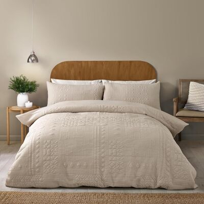 Catherine Lansfield Folkstone Geo Soft Easy Care Duvet Cover Bedding Set - Bedding Set Catherine Lansfield Folkstone Geo Soft Easy Care Duvet Cover Bedding Set - Bedding Set