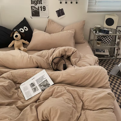 Does Not Apply 1pc Blue Duvet Cover 150x200 이불커버세트 Washed Cotton Quilt Cover Queen Size Bed Lin Does Not Apply 1pc Blue Duvet Cover 150x200 이불커버세트 Washed Cotton Quilt Cover Queen Size Bed Lin