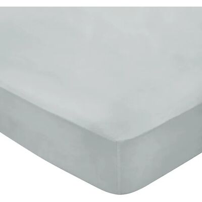 Bedeck of Belfast Super King Silver 300 Thread Count Fitted Sheet Bedeck of Belfast Super King Silver 300 Thread Count Fitted Sheet