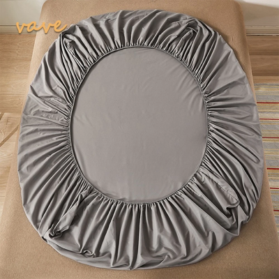 100% Cotton Fitted Sheet Elastic Non Slip Mattress Cover Single Double Bed 100% Cotton Fitted Sheet Elastic Non Slip Mattress Cover Single Double Bed