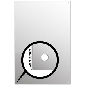 Large Mirror Glass Safety Backed 4 Holes Home Gym/studio 6 X 4 183cm X 122cm) Large Mirror Glass Safety Backed 4 Holes Home Gym/studio 6 X 4 183cm X 122cm)