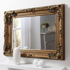 Gallery Mirror Large Wall Antique Vintage Gold Home Decor Wood Frame Mirror 118cm X 87cm Gallery Mirror Large Wall Antique Vintage Gold Home Decor Wood Frame Mirror 118cm X 87cm