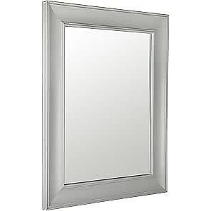 Mirrors And Frames Direct Ltd 62 X 52cm Wood Framed Mirror With Wall Hanging Fixings - Grey Mirrors And Frames Direct Ltd 62 X 52cm Wood Framed Mirror With Wall Hanging Fixings - Grey