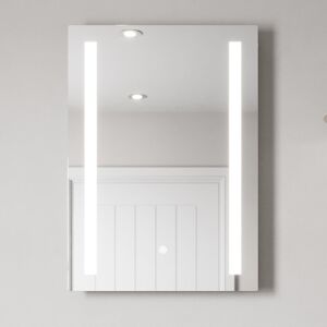 Affine 500 X 700mm Bathroom Mirror Led Lights Wall Mounted Mains Power Touch Sensor Affine 500 X 700mm Bathroom Mirror Led Lights Wall Mounted Mains Power Touch Sensor