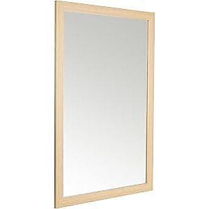 Mirrors And Frames Direct Ltd 58 X 84cm Framed Mirror With Wall Hanging Fixings - Oak Effect Mirrors And Frames Direct Ltd 58 X 84cm Framed Mirror With Wall Hanging Fixings - Oak Effect