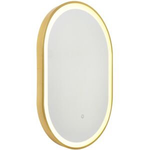 Litecraft Aves Bathroom 20w Led Mirror Light With Touch Control & Demist - Brass Litecraft Aves Bathroom 20w Led Mirror Light With Touch Control & Demist - Brass